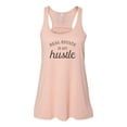 thumbnail image 1 of "Real Estate Racerback, Real Estate Is My Hustle, Soft Bella Canvas, Realty Shirt, Sublimation, Gift For Her, Racerback Tank Top, Realtor, Peach, MEDIUM", 1 of 1