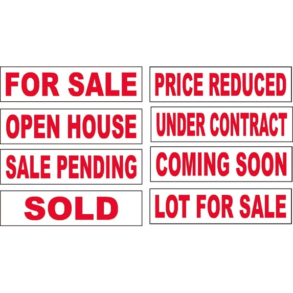 Real Estate Sign Riders