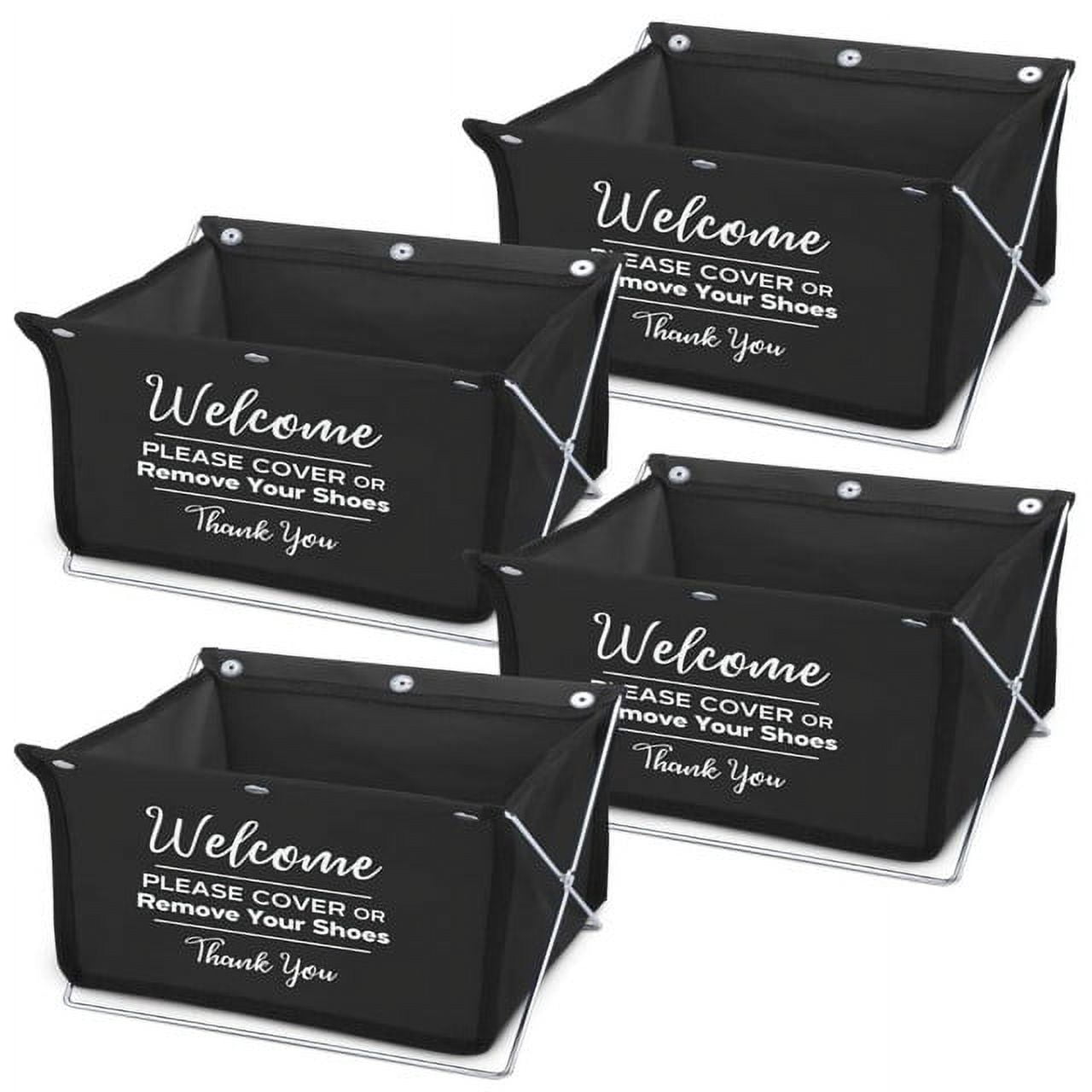 Real Estate Supply Store Foldable Shoe Cover Holder, Double Sided