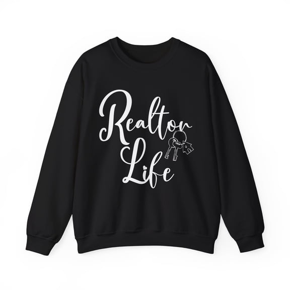 Real Estate Sweatshirt, Realtor Life Profession Realty Crewneck Shirt