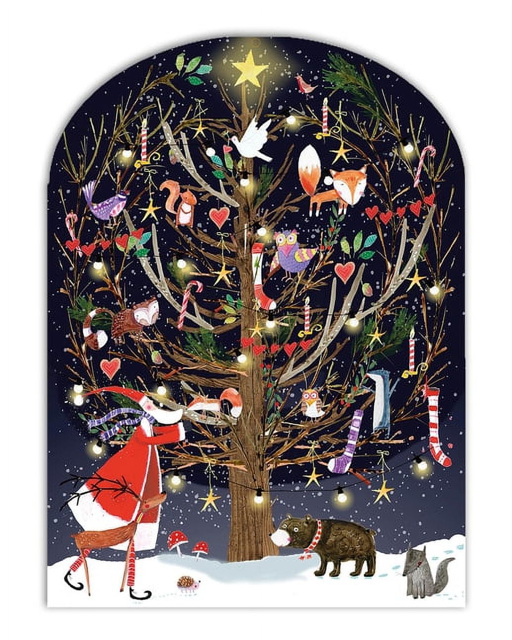 Real & Exciting Woodland Christmas Advent Calendar (Hardcover) - Walmart.com