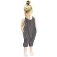 thumbnail image 1 of Real Fancy Baby Cute Summer Jumpsuits for Girls Kids Backless Harem Strap Romper Jumpsuit Toddler Pants Size 2-8Y, 1 of 6