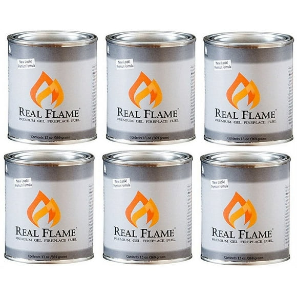Real Flame 13 oz 3 Hour Gel Fuel (6 Pack)