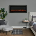 thumbnail image 1 of Real Flame 49" Wall Mounted Recessed Electric Fireplace Insert in Black, 1 of 21