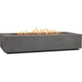 thumbnail image 1 of Real Flame Aegean 70" Rectangle Steel Propane or Natural Gas Fire Pit Table in Weathered Slate, 1 of 9