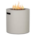 thumbnail image 1 of Real Flame Aegean 24" Round Steel Propane Fire Pit Table in Light Sand, 1 of 11