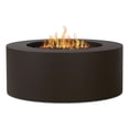 thumbnail image 1 of Real Flame Aegean 36" Round Steel Propane or Natural Gas Fire Pit Table in Dark Bronze, 1 of 10