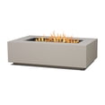 thumbnail image 1 of Real Flame Aegean 50" Rectangle Steel Propane or Natural Gas Fire Pit Table in Light Sand, 1 of 11