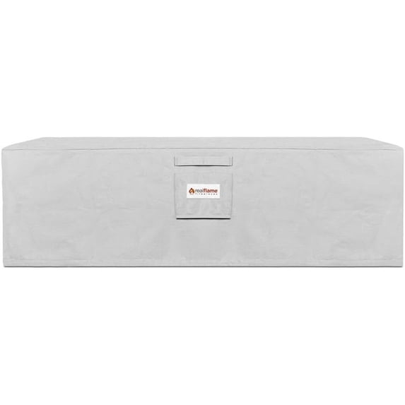 Real Flame Aegean Small Rectangle Protective Fire Pit Cover