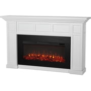 Real Flame Alcott 75 Landscape Electric Fireplace in White