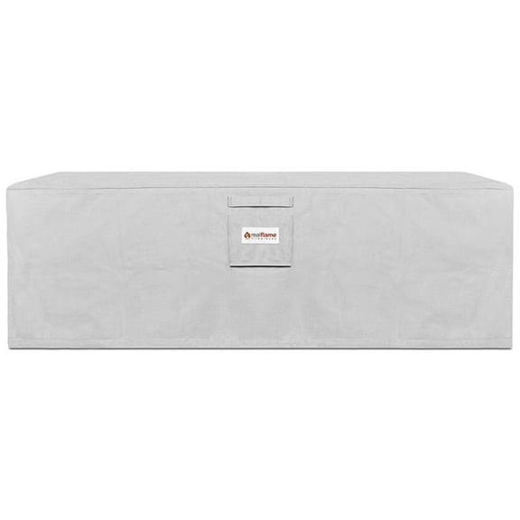 Real Flame Baltic 52" Fire Pit Protective Cover in Light Gray