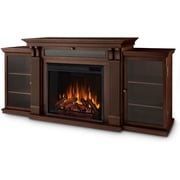 Real Flame Calie 67 Electric Fireplace TV Stand in Dark Espresso