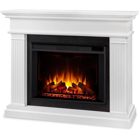 Real Flame Centennial 56" Grand Electric Fireplace in White