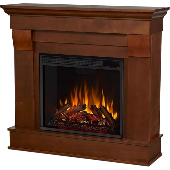 Real Flame Chateau 41" Electric Fireplace in Dark Walnut