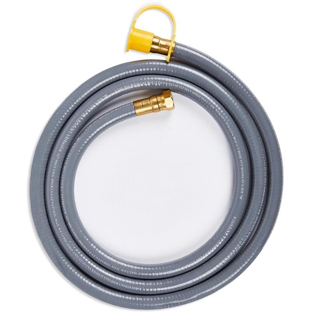 Gray Natural Gas Conversion Kit with 10' Hose for Oval Fire Bowls