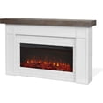 thumbnail image 1 of Real Flame Cravenhall 64" Landscape Electric Fireplace in White, 1 of 6