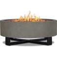 thumbnail image 1 of Real Flame Idledale 40" Round Concrete Propane Fire Pit in Glacier Gray, 1 of 7