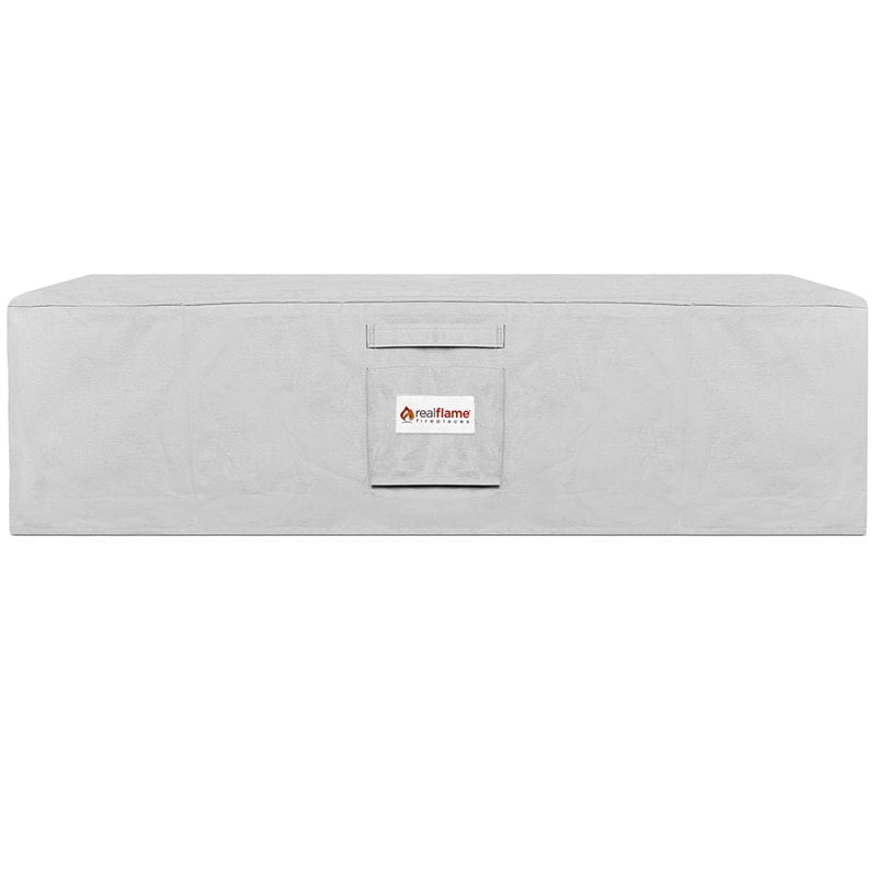 Light Gray Polyester Fire Pit Protective Cover