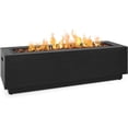 thumbnail image 1 of Real Flame Lanesboro 48" Rectangle Steel Propane or Natural Gas Fire Pit Table in Gray, 1 of 6