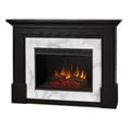 thumbnail image 1 of Real Flame Merced 61" Contemporary Wood Grand Electric Fireplace in Black, 1 of 9