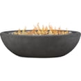 thumbnail image 1 of Real Flame Riverside 58" Oval Concrete Propane Fire Pit in Shale, 1 of 6