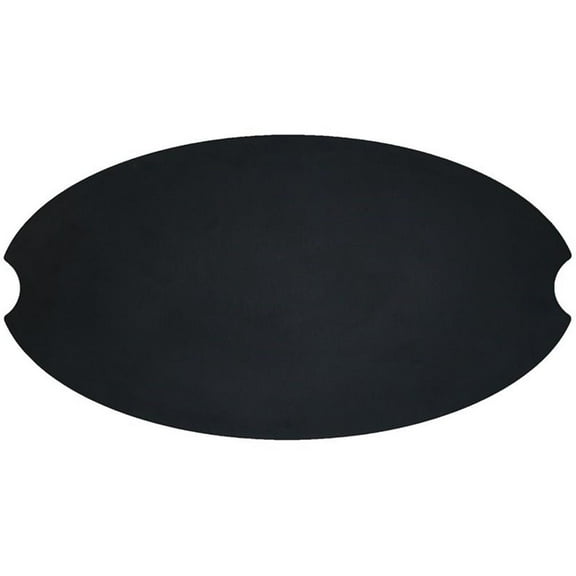 Real Flame Riverside Large Oval Steel Lid in Black