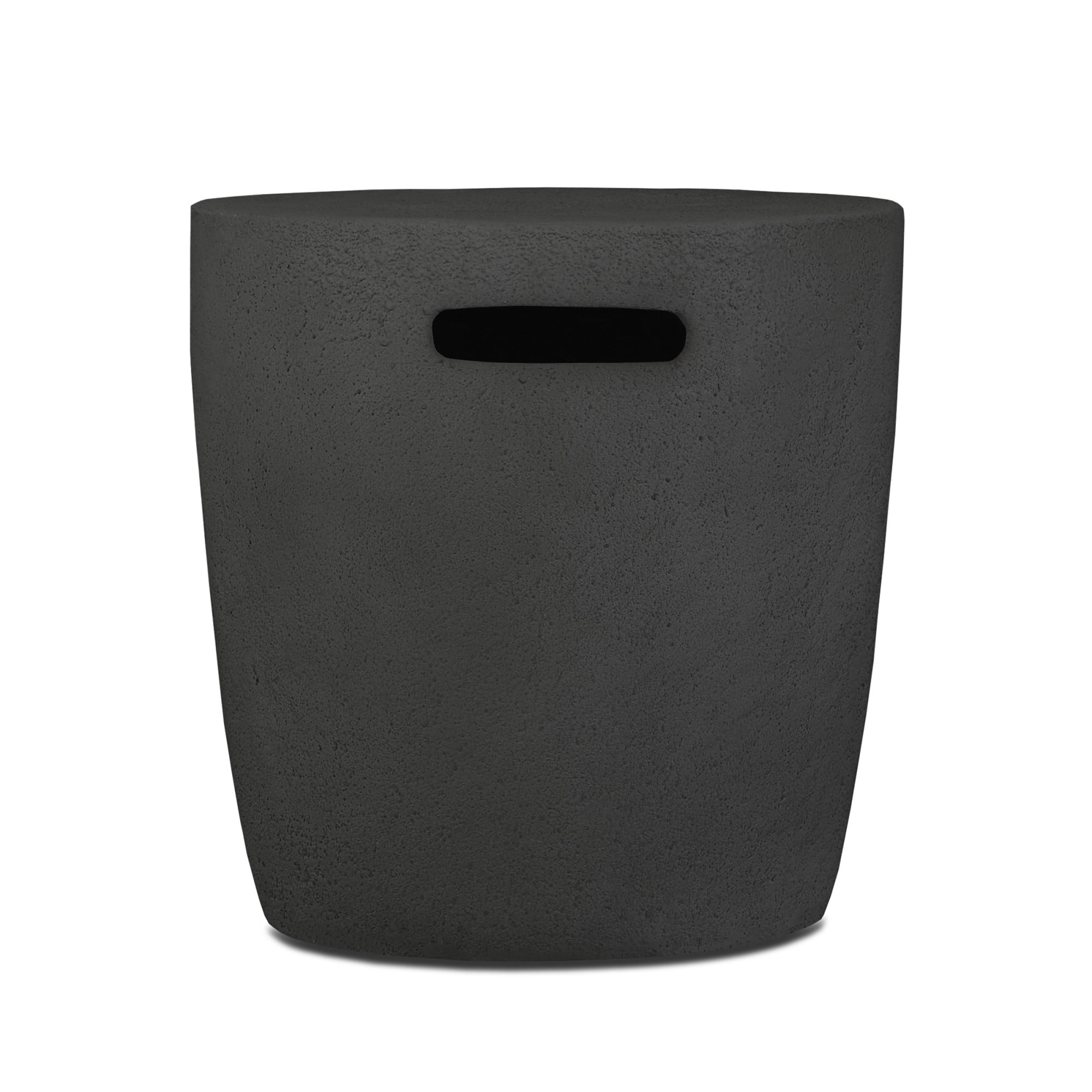 Shale Gray Concrete Propane Tank Cover with Handle
