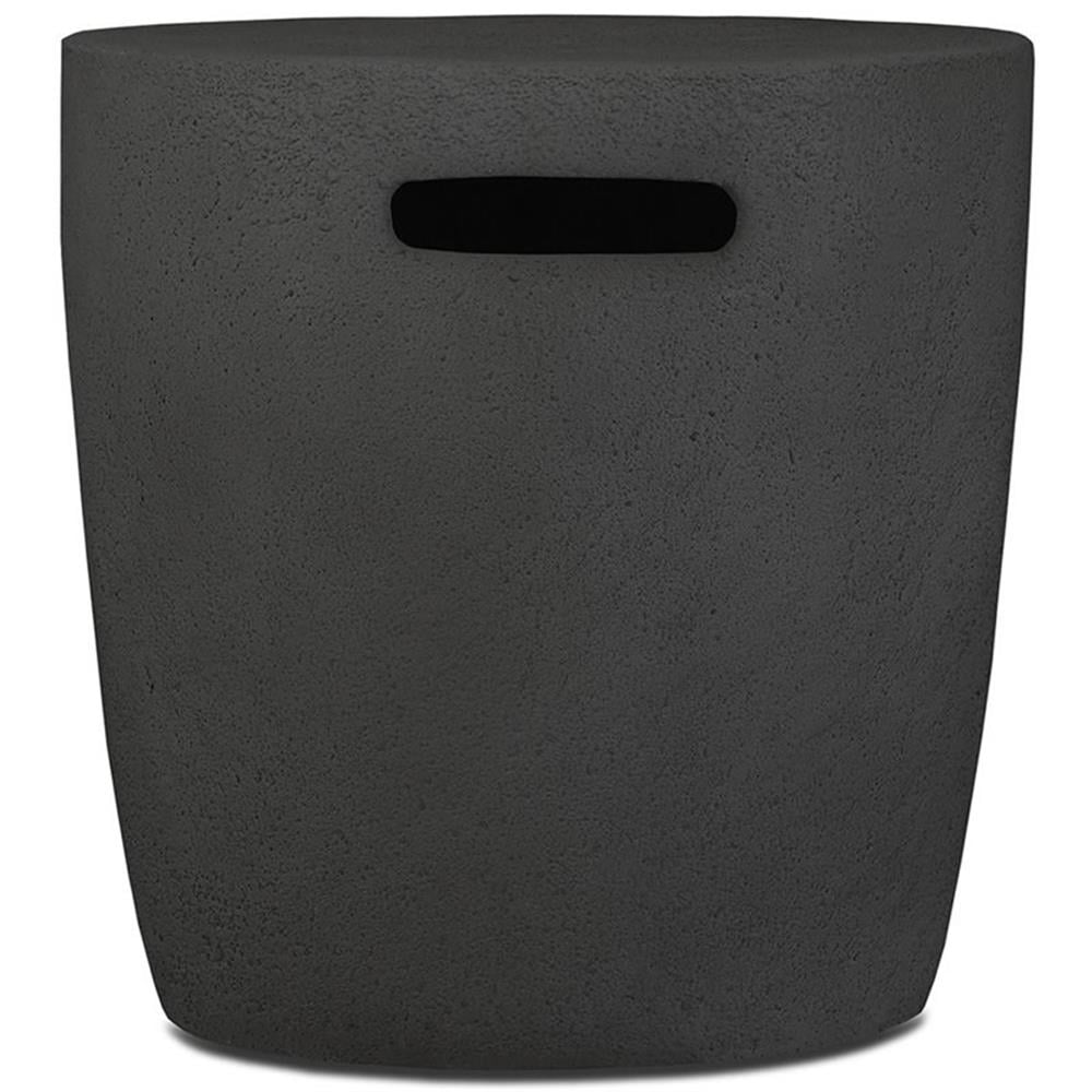 Shale Gray Concrete Propane Tank Cover with Handle
