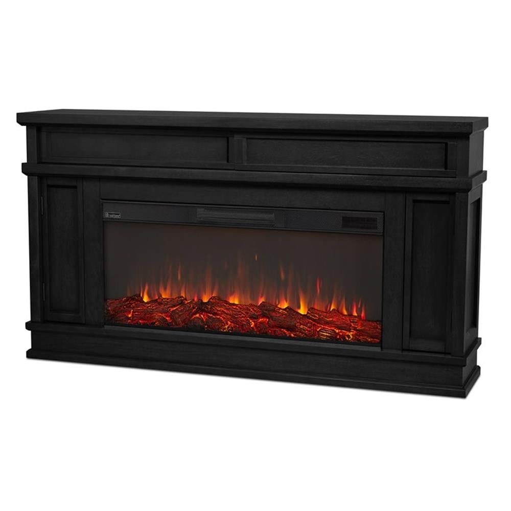 Real Flame Torrey Solid Wood Electric Fireplace with Adjustable ...