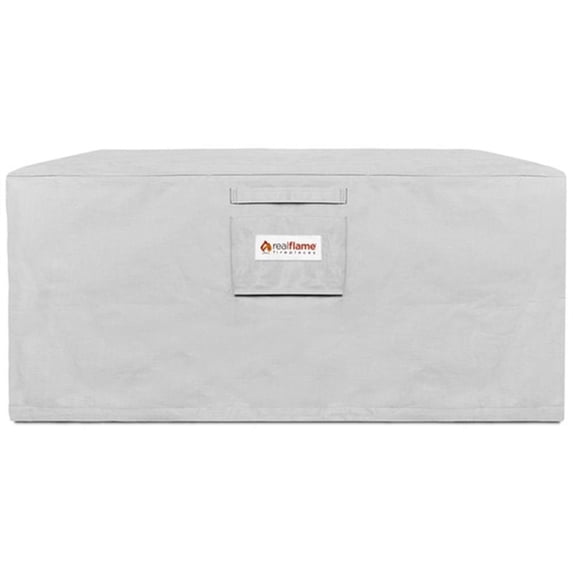Real Flame Ventura 51" Fire Pit Protective Cover in Light Gray