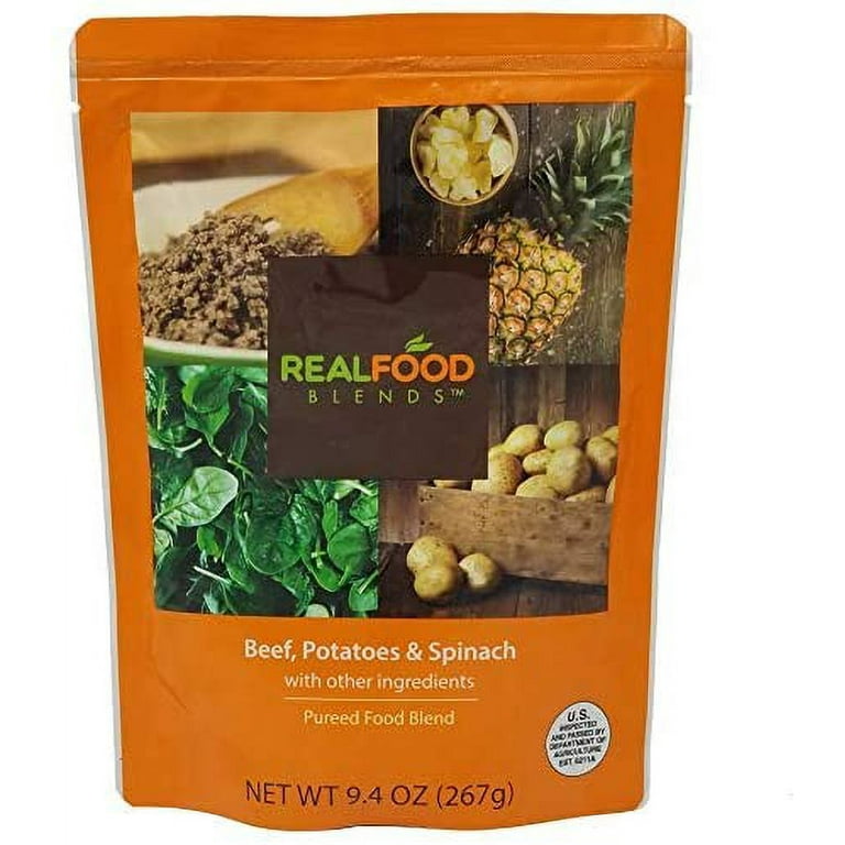 Real Food Blends, Llc Real Food Blends Tube-Fed Meals 267g, Beef, Potatoes  and Spinach - KF49749 