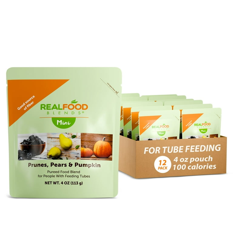 Real Food Blends Mini - Prunes, Pears & Pumpkin - Pureed Fruit