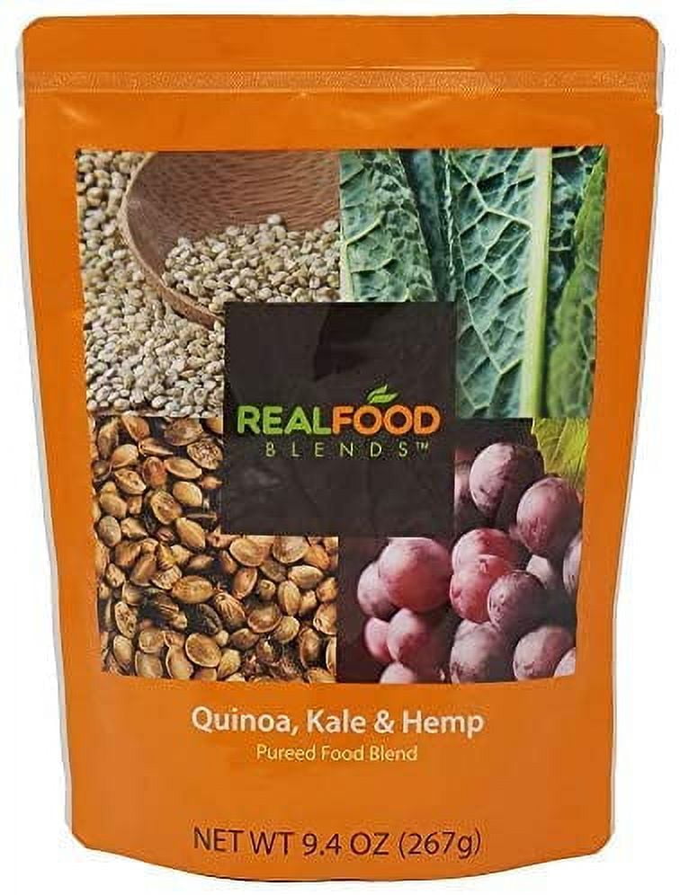 Real Food Blends Pureed Tube Feeding Formula, Eggs, Apples, and Oats, Ready  to Use, 9.4 oz. Pouch, 12 Count, #176989