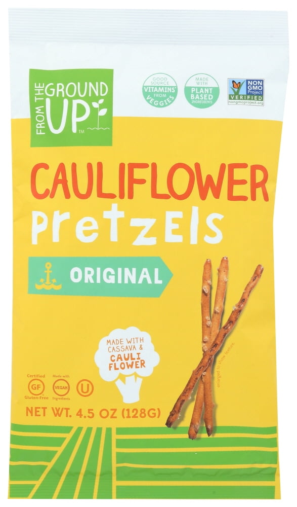 Real Food From The Ground Up Cauliflower Pretzel Sticks, 4.5 Oz