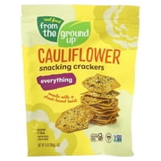 Real Food From The Ground Up Everything Cauliflower Snacking Crackers, 3.5 oz