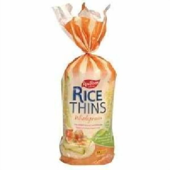 Real Foods Wholegrain Rice Thins - Case of 6 - 5.3 oz.