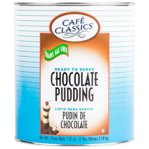 Real Fresh Cafe Classic Chocolate Pudding Trans Fat Free, 7 lb - Case of 6