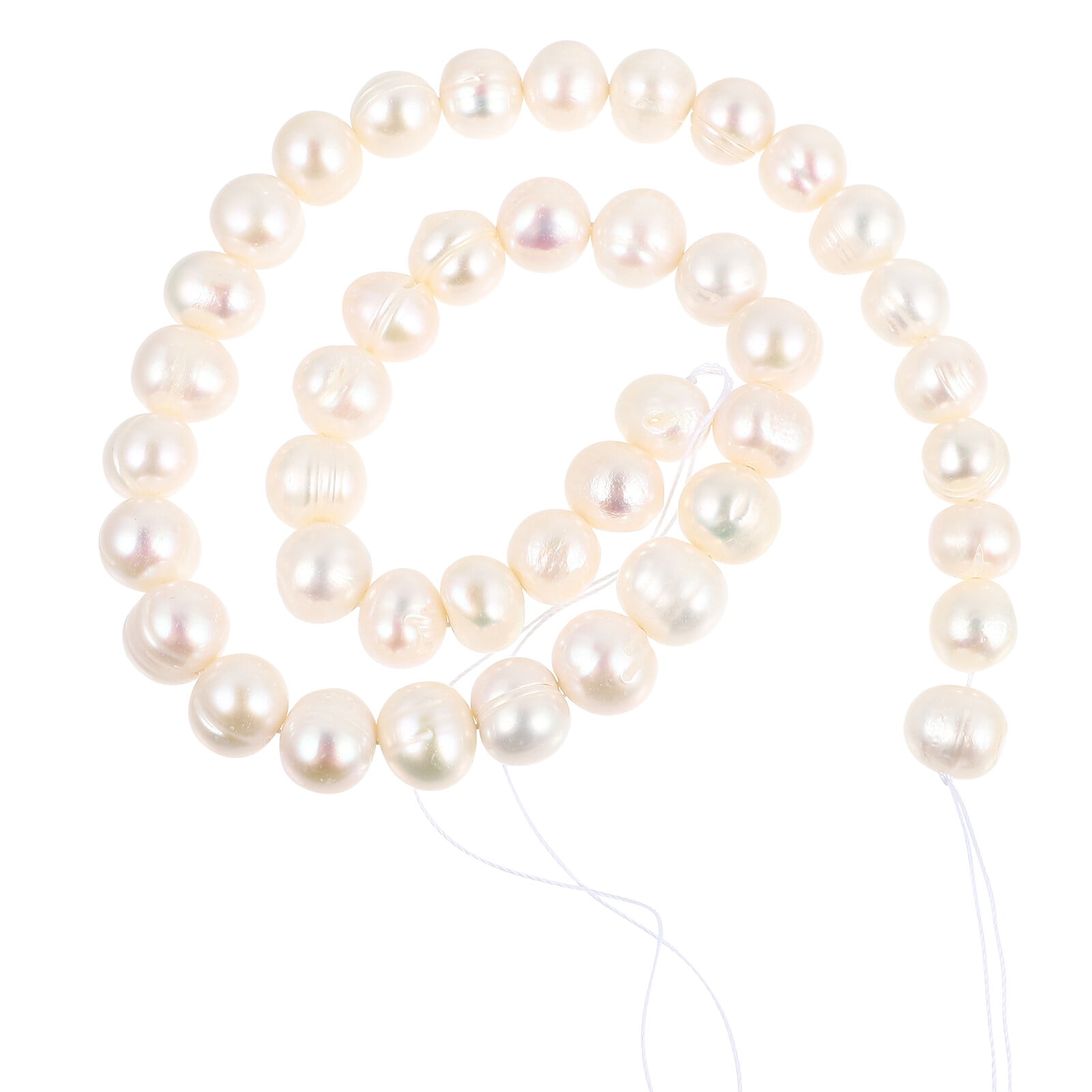 ONAPARTER Real Freshwater Pearl Necklace Women Jewelry Chain Rib Pendant Gift Necklaces Miss