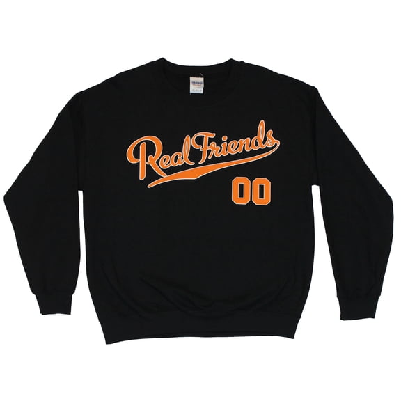 Real Friends Crewneck Sweatshirt - Varsity Style Never Grow up 00 Image (Large)