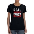 thumbnail image 1 of Real Friendship Don't Expire Shaped T-Shirt Women -Image by Shutterstock, Female x-Large, 1 of 4