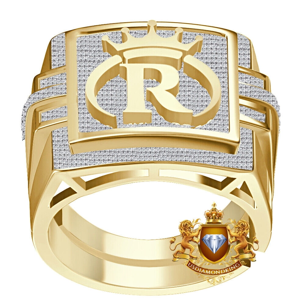 Letter R - Rings - Golden Hand Jewellery