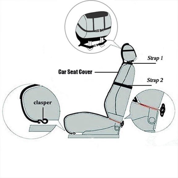 Real Genuine Sheepskin Car Seat Covers for Vehicles SUV Truck Van RV, Universal Fit Front Seats, Soft Fleece Fur Automotive Accessories, Red