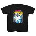 thumbnail image 1 of Real Ghostbusters Marshmallow Attacks Black Children's T-Shirt, 1 of 2