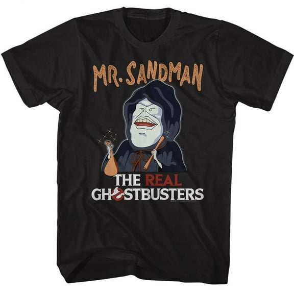 Real Ghostbusters Mr. Sandman Black T-Shirt