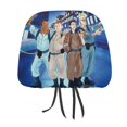 thumbnail image 1 of The Real Ghostbusters Poster Car Headrest Cover 2 Pcs Vehicles Seat Pillow Cover Protector Accessories Decor Auto Front/Rear Seats Head Rest Cover 2 Pcs Universal Fit Most Cars Sedan SUV Van, 1 of 7