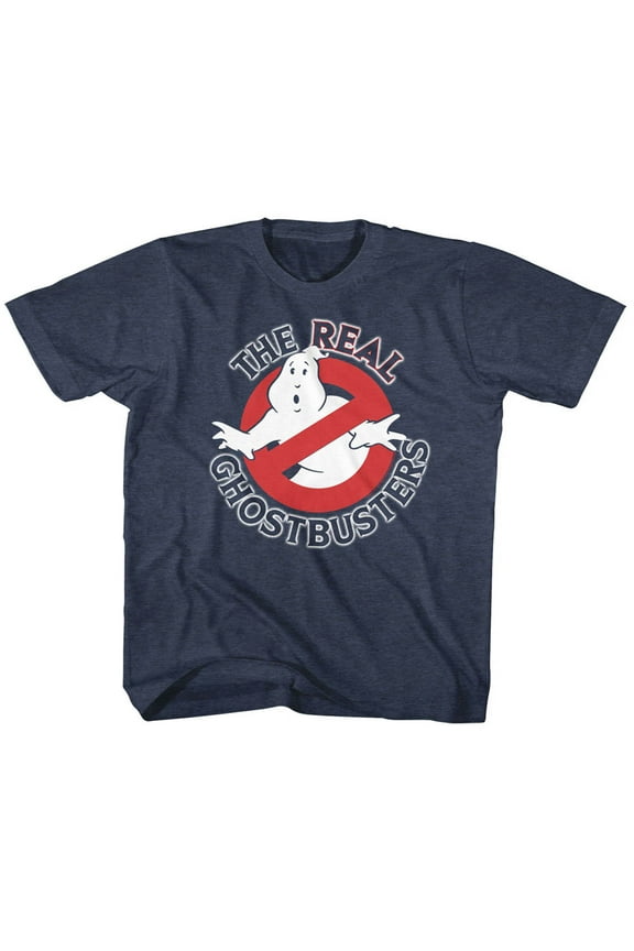Real Ghostbusters Real GB Vintage Navy Children's T-Shirt