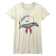 thumbnail image 1 of Real Ghostbusters Stay Puft Head Junior Women's T-Shirt, 1 of 2