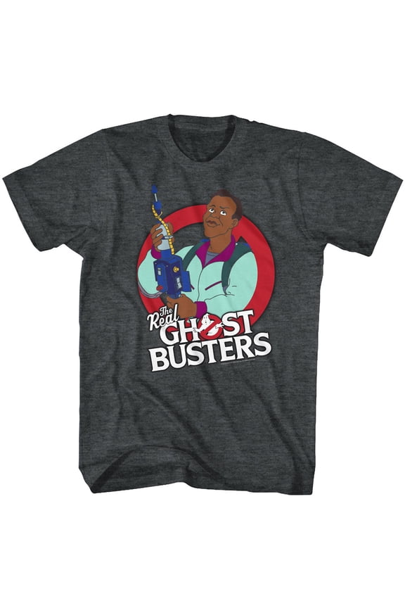 Real Ghostbusters Winston Black T-Shirt