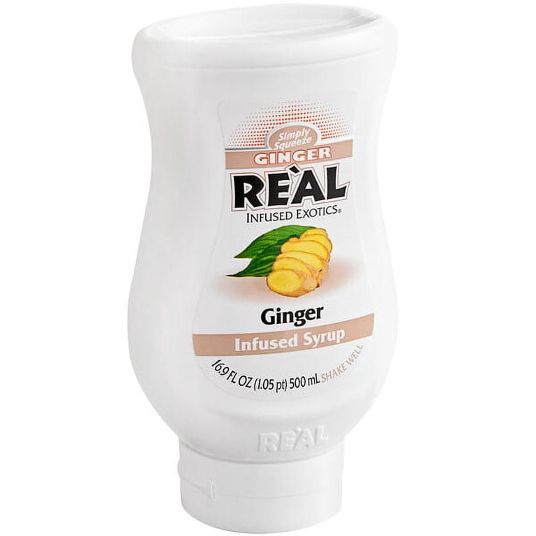 Real, Ginger Infused Syrup, 16.9 fl oz, Natural Craft Syrup