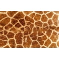 thumbnail image 1 of Real Giraffe Print Birthday Edible Icing Image Cake Topper, by Tnct., 1 of 4
